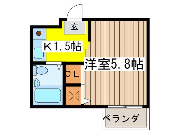 プランド－ル武蔵野の物件間取画像